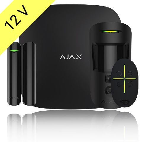 SET Ajax StarterKit Cam Plus 12V black (20504_12V)
