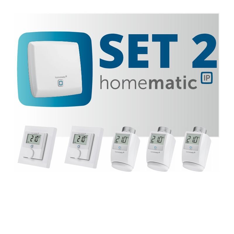 Sada vytápění Homematic IP (byt 2+1) - HmIP-SET2