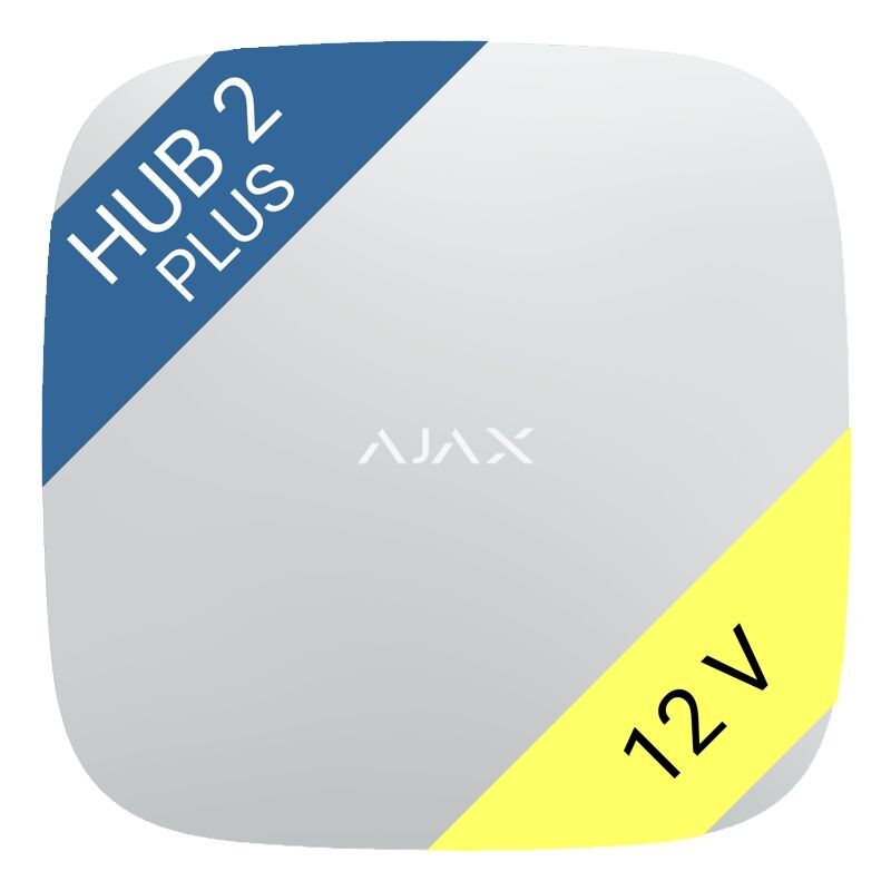 Ajax Hub 2 Plus 12V white 20279_12V