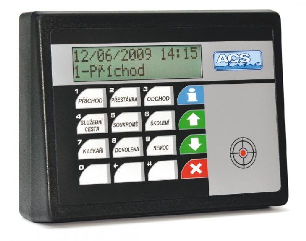 RT300BT-TCP docházkový terminál bezkontaktní ON-LINE