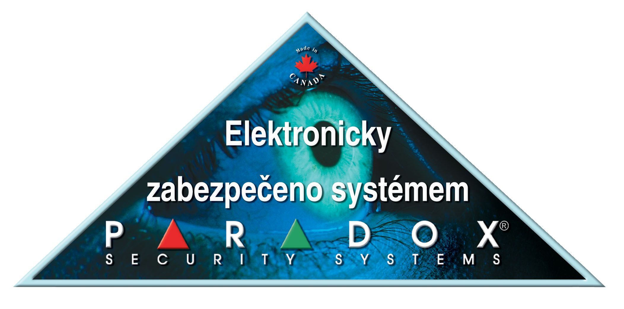 PARADOX SECURITY Nálepka