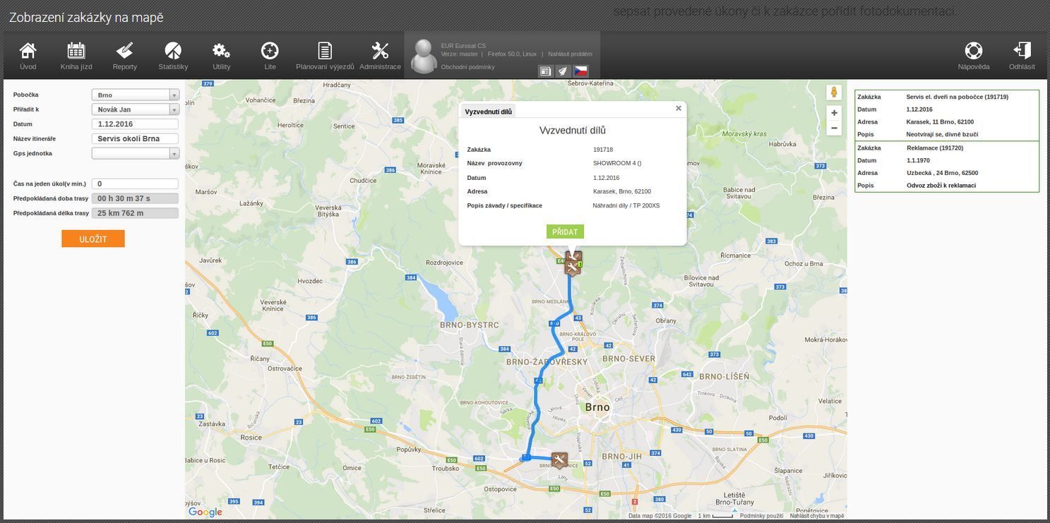 ROUTEPLAN.CZ predplatné 1 mesiac