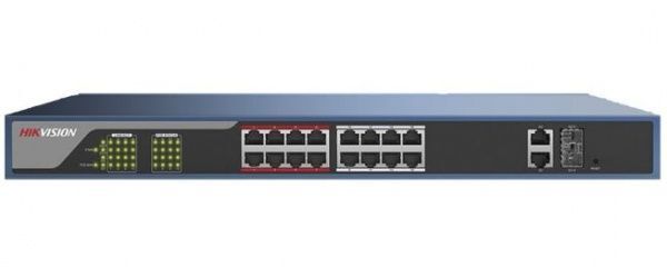 DS-3E1318P-E Web managed switch 16x100TX PoE + 2x Gb Uplink Combo port