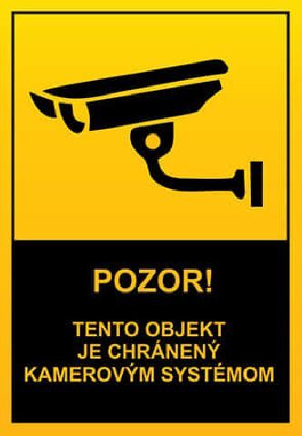 Samolepka CCTV SK