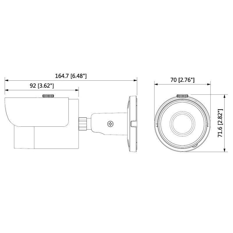 IPC-HFW1420SP-0360B 4 Mpx kompaktní IP kamera