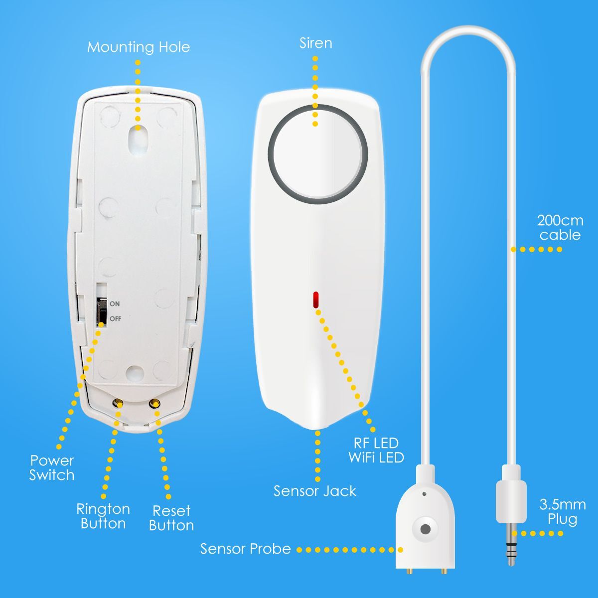 Tuya WiFi WATER sensor