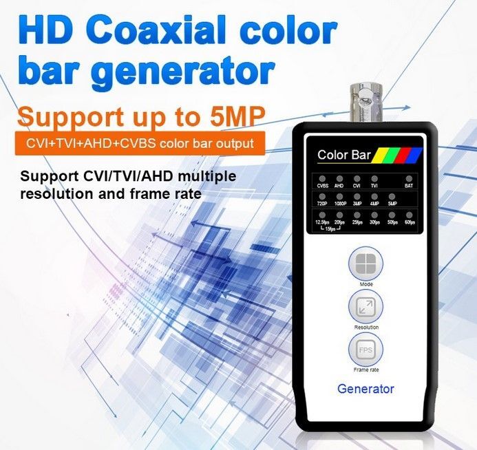 VT4800 4MP CVI/5MP TVI/5MP AHD+CVBS Color Bar Gene.