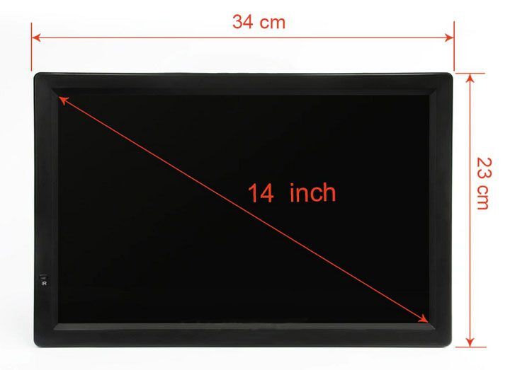 HD14LCD TV DVB-T/T2 portable TV