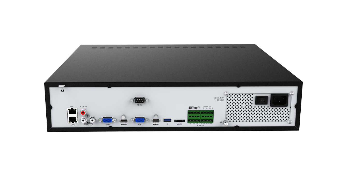 MS-N8032-G UHD 8MP(4K), 32 kanál NVR Pro, bez PoE, ALARM