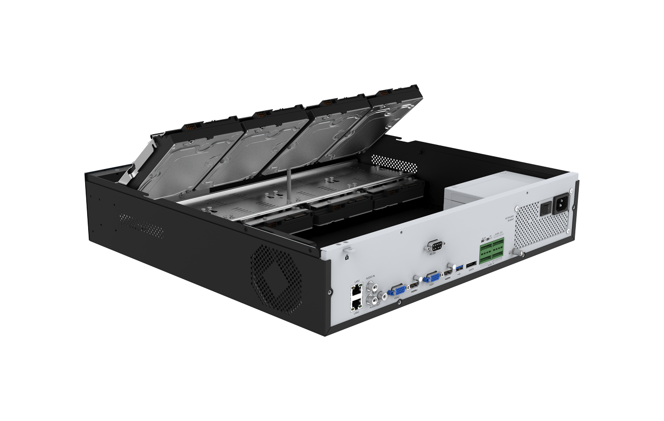 MS-N8032-G UHD 8MP(4K), 32 kanál NVR Pro, bez PoE, ALARM