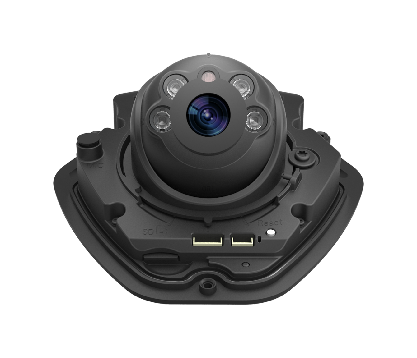 MS-C2973-PD/B 2.8mm 2MP/30fps mini DOME AI NDAA