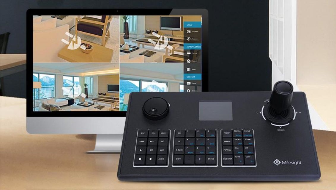 MS-K01 ovládací PTZ/NVR klávesnice, Web Server