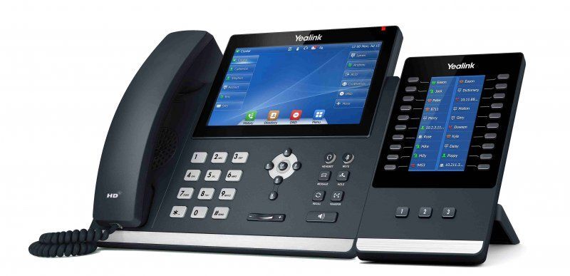 Yealink SIP-T48U IP tel., PoE, 3.7&quot; 360x160 LCD, 21 prog.tl., GigE, 2x USB