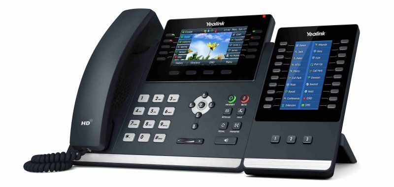 Yealink SIP-T46U IP tel., PoE, 3.7&quot; 360x160 LCD, 21 prog.tl., GigE, 2x USB