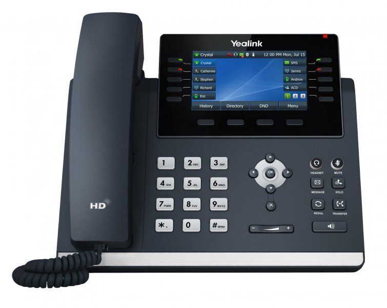 Yealink SIP-T46U IP tel., PoE, 3.7&quot; 360x160 LCD, 21 prog.tl., GigE, 2x USB