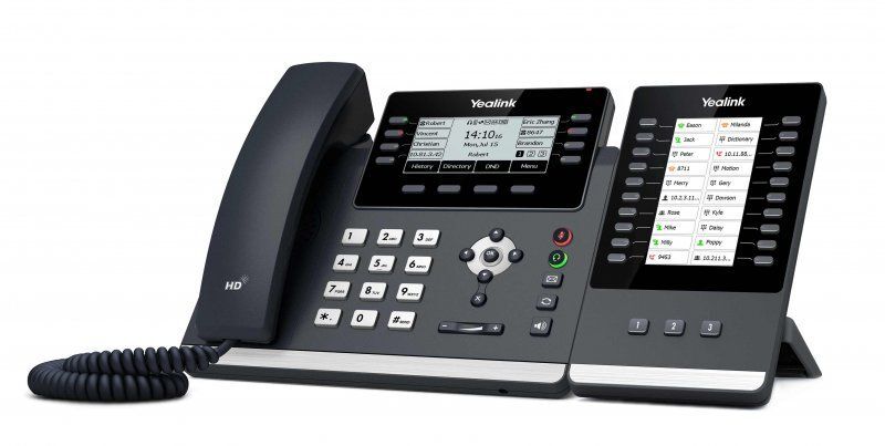 Yealink SIP-T43U IP tel., PoE, 3.7&quot; 360x160 LCD, 21 prog.tl., GigE, 2x USB