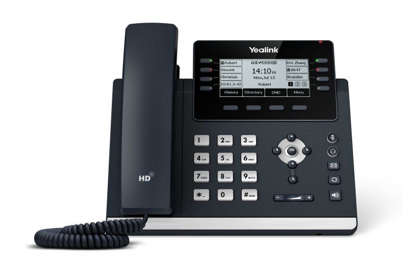 Yealink SIP-T43U IP tel., PoE, 3.7&quot; 360x160 LCD, 21 prog.tl., GigE, 2x USB