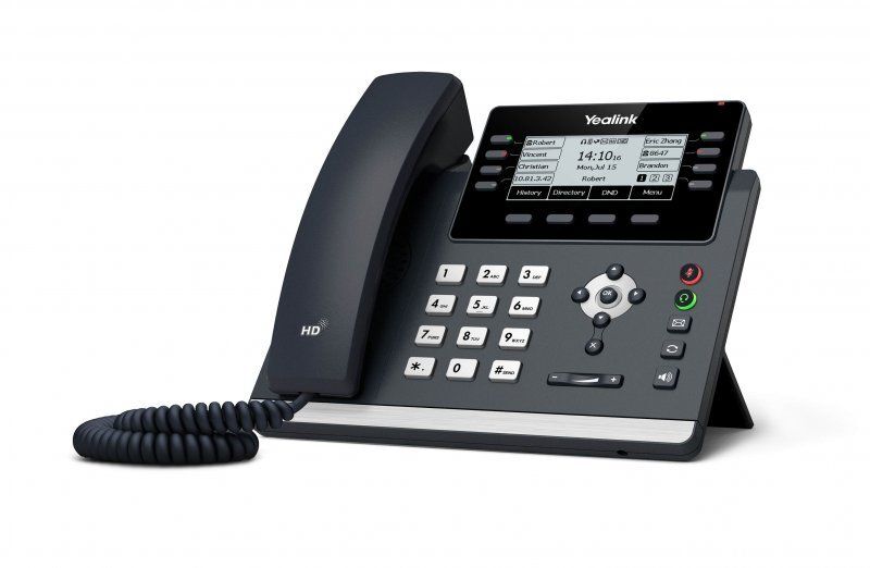 Yealink SIP-T43U IP tel., PoE, 3.7&quot; 360x160 LCD, 21 prog.tl., GigE, 2x USB