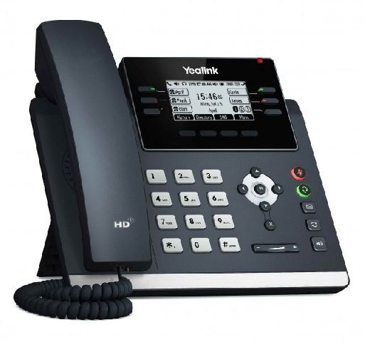 Yealink SIP-T42U IP tel., PoE, 2,7&quot; 192x64 LCD, 15 prog.tl.