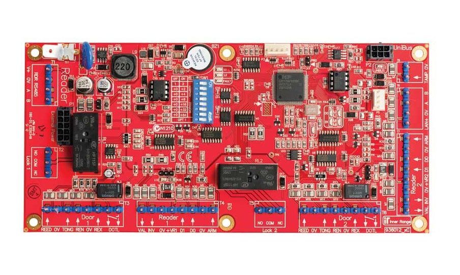 INTG-996018PCBK Intelligent LAN Access Module, PCB only, 2 Doors/2 Readers.