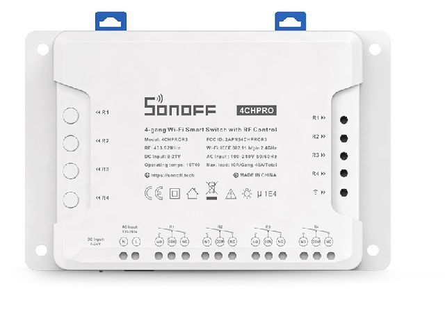 Sonoff 4CH Pro R3 4 Kanálový WiFi Spínač