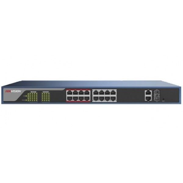 DS-3E1318P-E Web managed switch 16x100TX PoE + 2x Gb Uplink Combo port