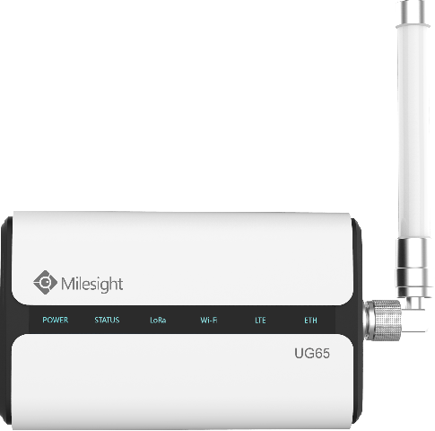 UG65-868M-EA LoRaWAN brána, ext anténa,  Wi-Fi, PoE, IP65, 8-CH, 1x WAN