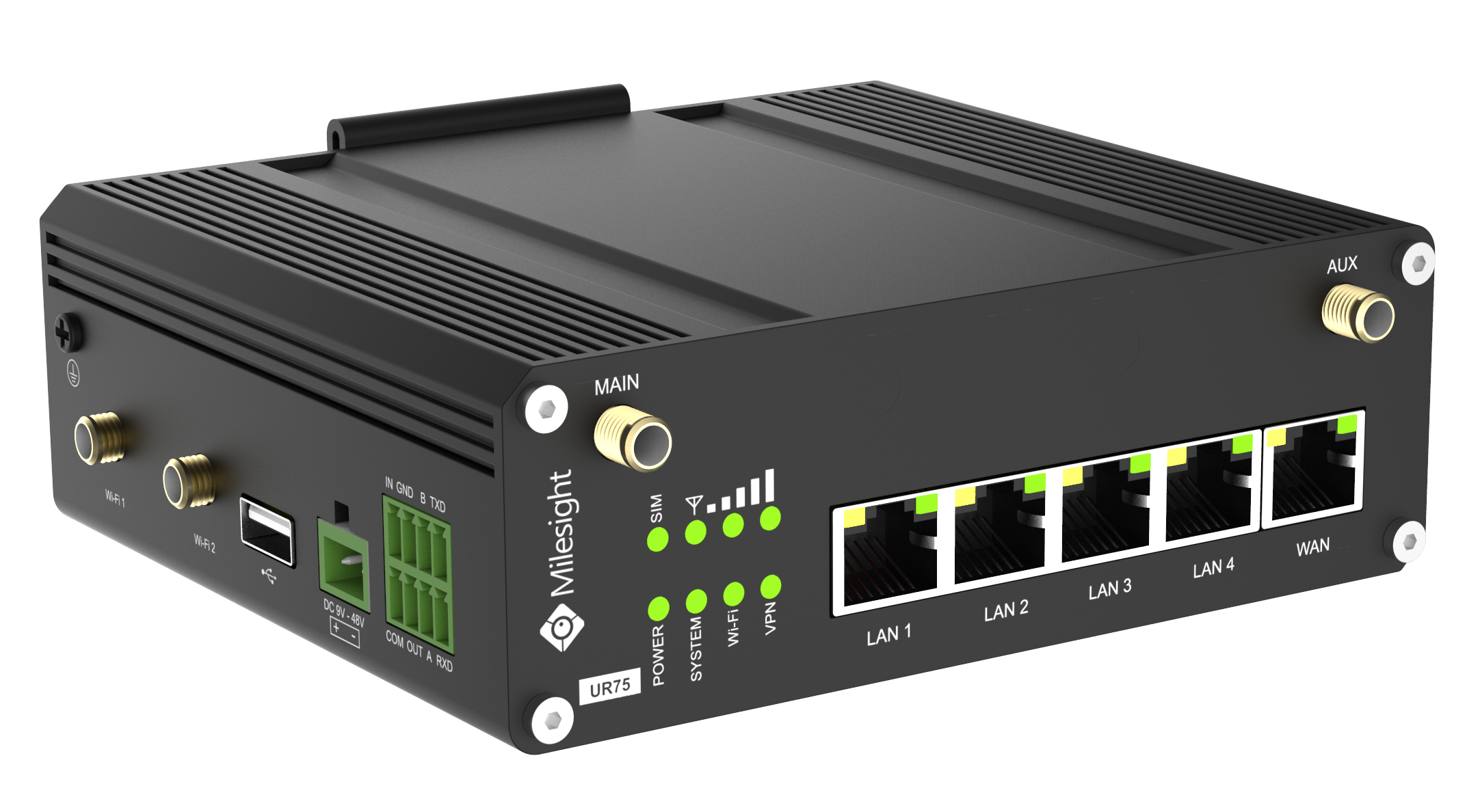 UR75-L04EU-G-P-W 4G router, PoE, Wi-Fi, GPS, WAN + 4x LAN