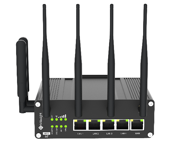 UR75-500GL-G-W 5G router, Wi-Fi, GPS, WAN + 4x LAN