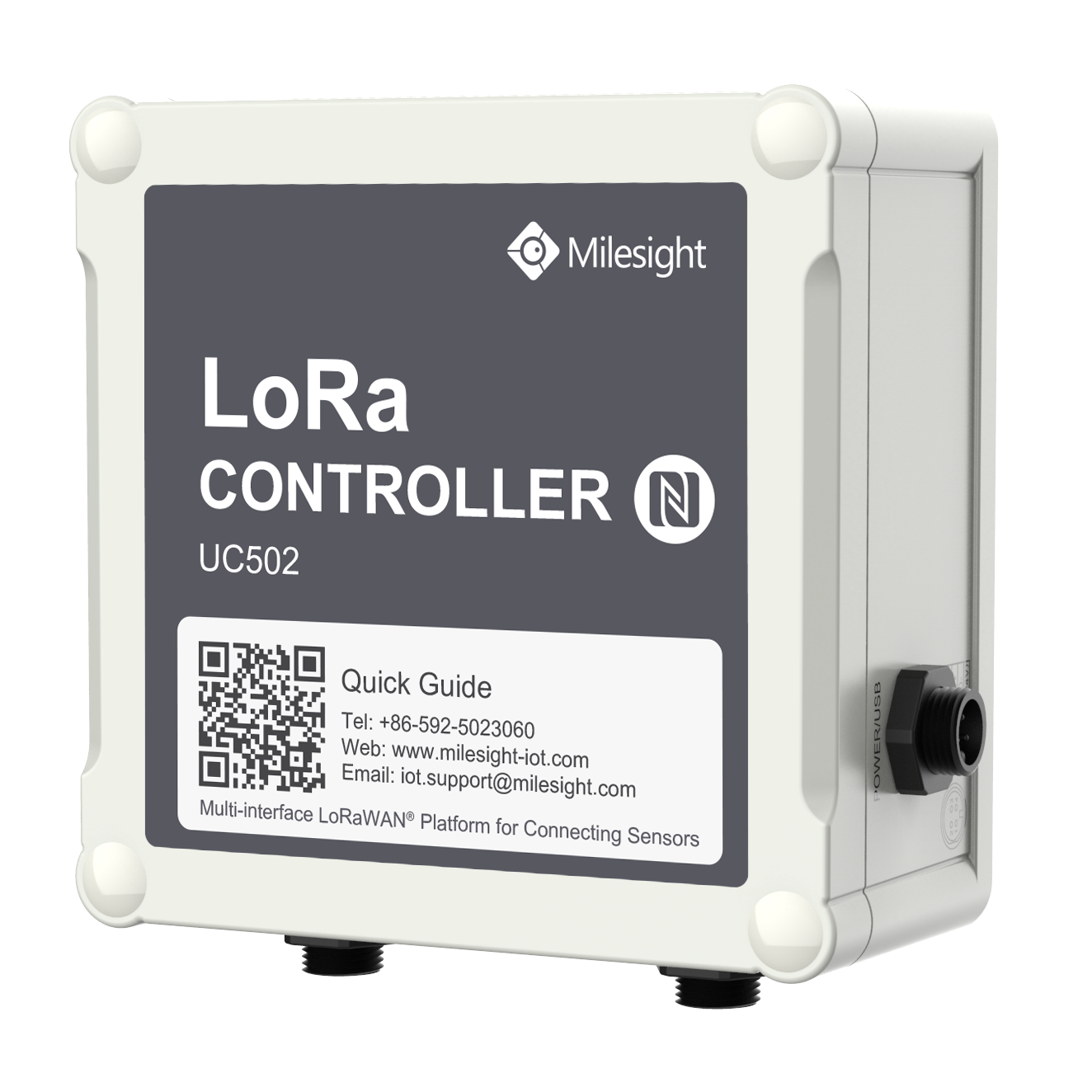 UC502-868M Řídicí jednotka LoRaWAN, 2x GPIO, RS232/RS485, IP67
