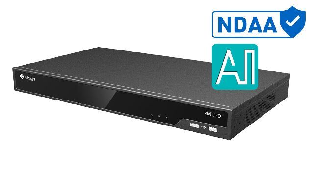 MS-N5008-PE NDAA UHD 8MP(4K), 8 kanál NVR, 8x PoE