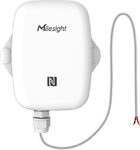 EM300-DI-868M Senzor pulsů ze senzorů, 4000 mAh Li-SOCL2, NFC, IP67, kabel 1m