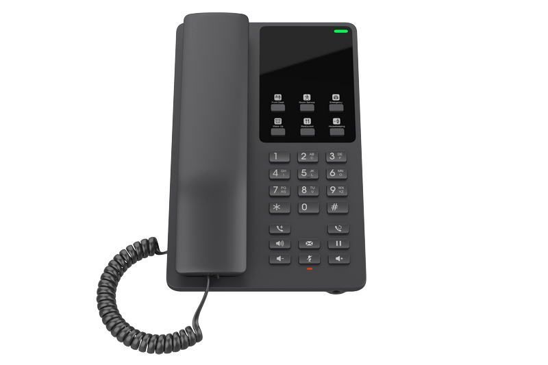 Grandstream GHP621W SIP WiFi hotelový telefon černý