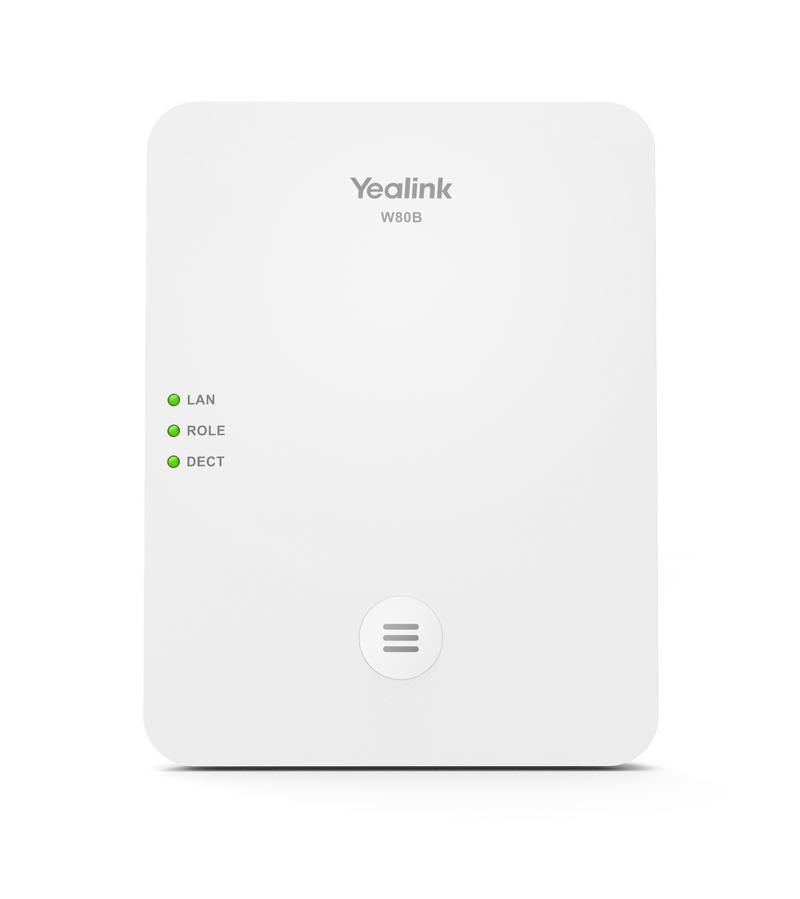 Yealink W80B, IP DECT báze, PoE, buňkové řešení, až 100 ruček
