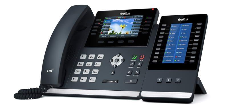 Yealink SIP-T46U IP tel., PoE, 3.7&quot; 360x160 LCD, 21 prog.tl., GigE, 2x USB