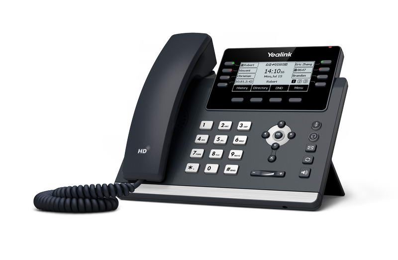 Yealink SIP-T43U IP tel., PoE, 3.7&quot; 360x160 LCD, 21 prog.tl., GigE, 2x USB