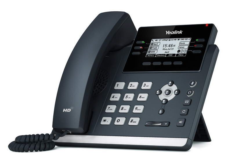 Yealink SIP-T42U IP tel., PoE, 2,7&quot; 192x64 LCD, 15 prog.tl.