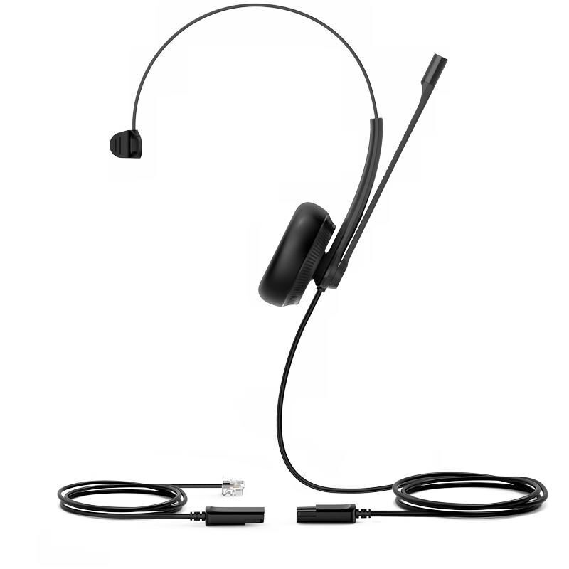 Yealink YHS34 Mono náhlavní souprava na jedno ucho s QD-RJ9