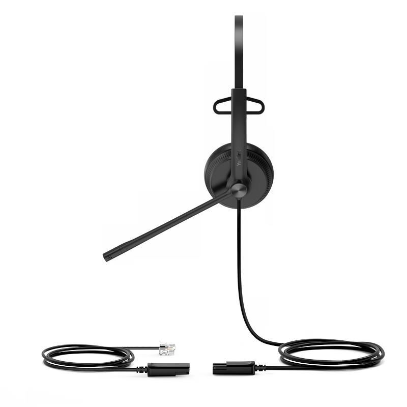 Yealink YHS34 Mono náhlavní souprava na jedno ucho s QD-RJ9