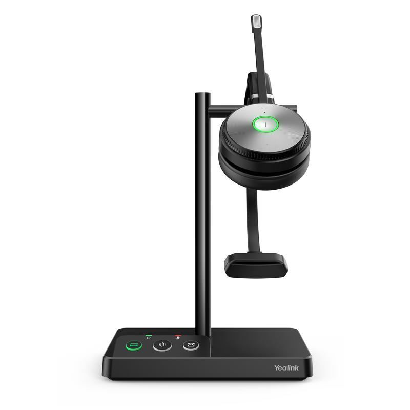 Yealink WH62 Mono DECT náhlavní souprava na jedno ucho a základna