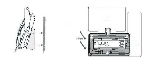 Yealink držák na zeď pro Yealink T58V/T58A/T53/T53W/T54W/T57W