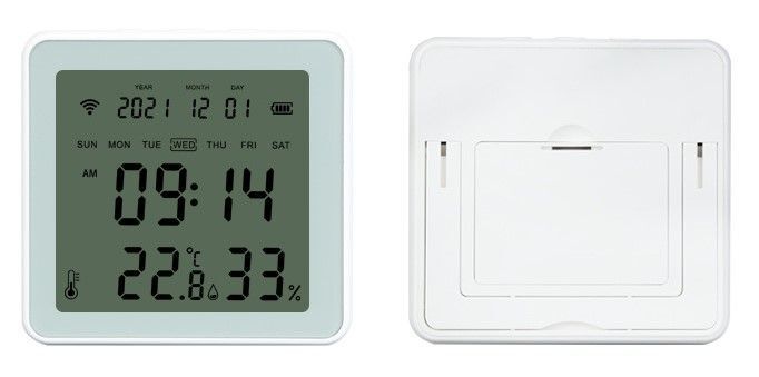 HDTE201 WiFi TUYA LCD detektor teploty a vlhkosti