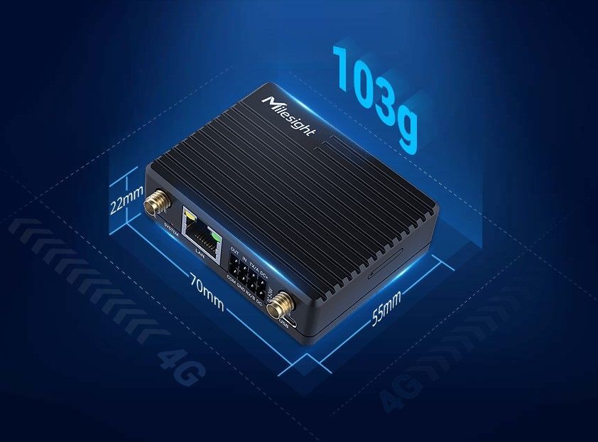 UR41-L08EU 4G/3G GSM router, GPS, 1xLAN, DI/DO, RS232/485