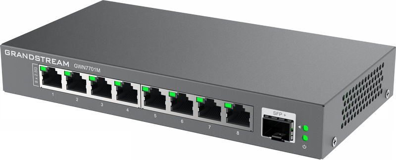 Grandstream GWN7701M Unmanaged Network Switch 8 2,5Gb portů / 1 SFP+