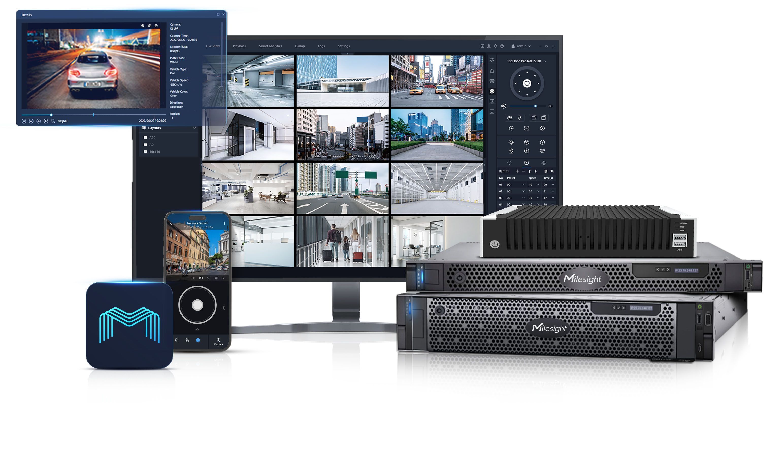 MS-VE01208-S 128 video stream VMS server