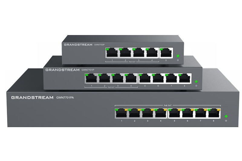 Grandstream GWN7700P Unmanaged Network Switch 5 portů / 4 PoE out