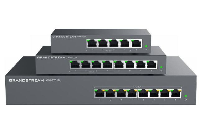 Grandstream GWN7701P Unmanaged Network Switch 8 portů / 4 PoE out