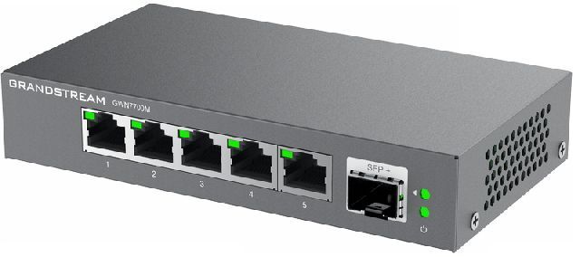 Grandstream GWN7700M Unmanaged Network Switch 5 2,5Gb portů / 1 SFP+