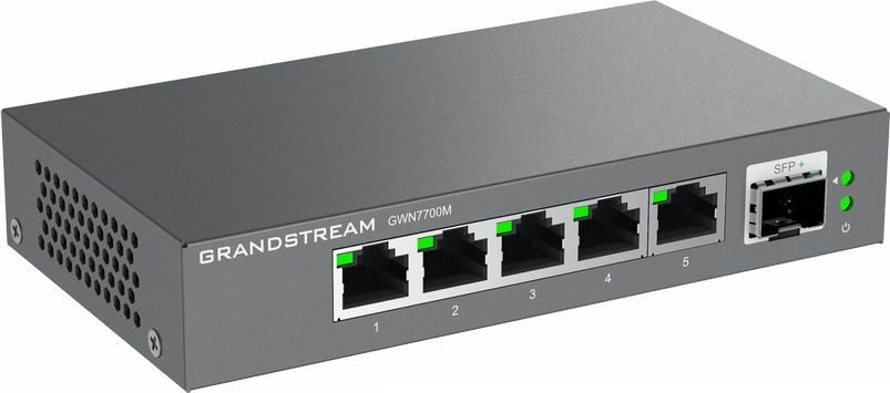 Grandstream GWN7700M Unmanaged Network Switch 5 2,5Gb portů / 1 SFP+