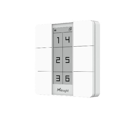 WS136-868M Ovládácí panel, 6 tlačítek, 2x590mAh, NFC, IP30